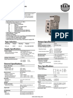 Types DMB51 Multifunction Timers: Product Description