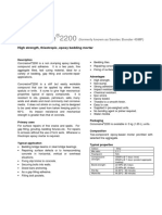 Concresive 2200: High Strength, Thixotropic, Epoxy Bedding Mortar