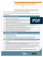 Equipment Machinery Safety Checklist-Pdf-En