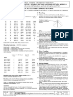 Rotary 1/4 Turn Actuator / Double Acting & Spring Return Models General Actuators & Spring Returns