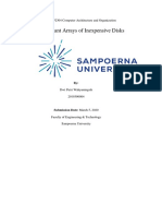 Redundant Arrays of Inexpensive Disks: COMP2304 Computer Architecture and Organization