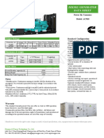 AI Power: Diesel Generator Data Sheet