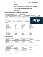 End of Unit test.12.HP2