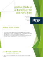 Comparative Study On Personal Banking of SBI and HDFC