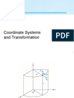 Coordinate Systems and Transformation