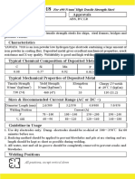 YAWATA 7018: Classification Applications Characteristics Approvals