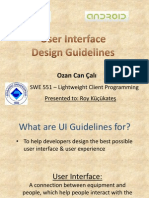 UI Design Guidelines For Iphone and Android