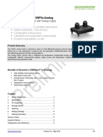 Preliminary Datasheet SDP3x-Analog