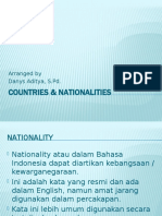 Countries & Nationalities