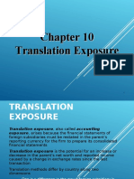 Chapter 10 Translation Exposure