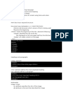 HTML Intro