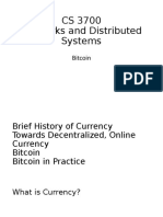 CS 3700 Networks and Distributed Systems: Bitcoin