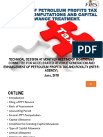 Petroleum Profits Tax Computation and Capital Allowance Treatment - Firs June 2018 PDF