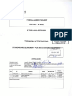 Standard Requirement For Mechanical Equipment