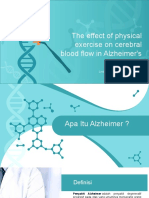 The Effect of Physical Exercise On Cerebral Blood Flow in Alzheimer's Disease