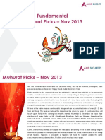 Fundamental Muhurat Picks - Nov 2013