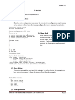 Lab#03 Object:: (1) Show Configuration