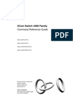 3com Switch 4500 Command Reference Guide