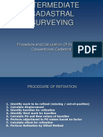 Lecture1b ConvCadastralRefixation Procedure and Calculation