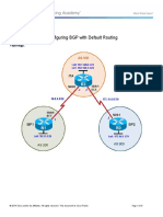 Chapter 7 Lab 7-1, Configuring BGP With Default Routing: Topology