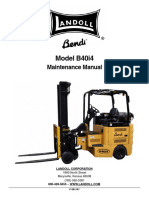 Bendi B40i4 Maintenance Manual F-581-R1