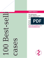 2003 Edition: This Bibliography Contains Abstracts of The 100 Best-Selling Cases During 2002