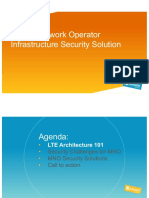 Mobile Network Operator Infrastructure Security Solution