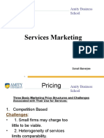 Services Marketing Pricing