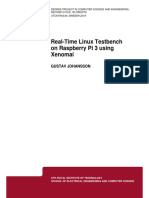 Real-Time Linux Testbench On Raspberry Pi 3 Using Xenomai