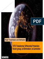 7UT6 Transformer Differential Protection: Vector Group, Io-Elimination, Io-Correction