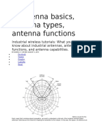 Antenna Basics, Antenna Types, Antenna Functions