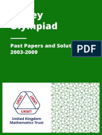 Cayley Olympiad: Past Papers and Solutions 2003-2009