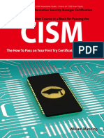 2010 CISM The How To Pass On Your First Try Certification Study Guide PDF