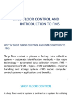 Shop Floor Control & FMS