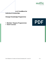 Grant Obligations and Conditions Forindividual Scholarships Orange Knowledge