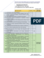 Data Warehouse Data Mining Lecture Plan