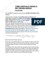 1.risk Return-Portfolio Theory 26-1-20