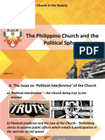 The Philippine Church and The Political Sphere: Christian Vision of The Church in The Society