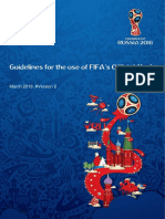 2018 Fifa World Cup Public Guidelines Guidelines For The Use of Fifa S 2850506 PDF