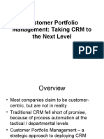 Customer Portfolio Management: Taking CRM To The Next Level