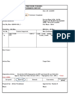 Shanmugha Precision Forging Non - Conformance Report: Total Cost:1340