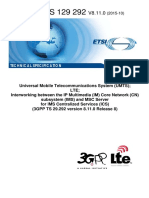 Etsi Ts 1 129 292: Technical Specification ION