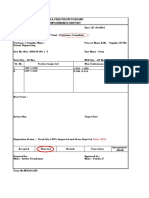 Shanmugha Precision Forging Non - Conformance Report: Value 1223