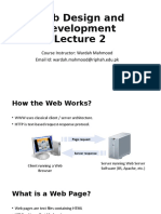 Web Design and Development Lecture 2