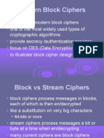 Modern Block Ciphers