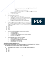 Chapter 13 Quiz: The Following Data Apply To Questions 6 and 7