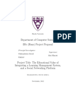 Department of Computer Science BSC (Hons) Project Proposal