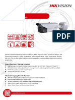 DS-2TD2136-10/15/25/35 Thermal Network Bullet Camera: Smart Function (Thermal Imaging)