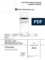 White-Westinghouse: Factory Parts Catalog Laundry Center