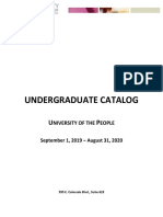 UoPeople Undergraduate Catalog AY2020 - Clean - 28.8v2